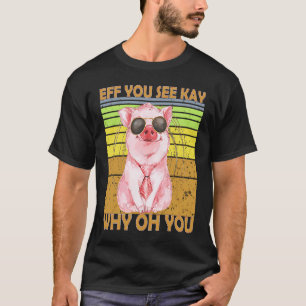 EFF Je ziet Kay waarom je de Vintage van Retro pin T-shirt