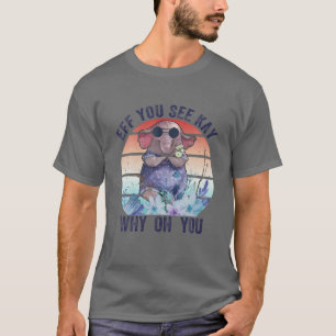 Eff je ziet Kay waarom je grappige olifant T-shirt