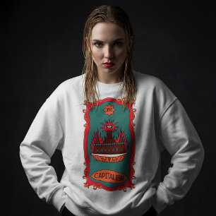 Eff-kapitalisme verbrand het Tarotkaart Torensymbo Trui