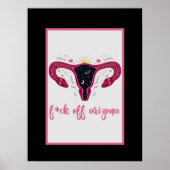 Eff Off Arizona Celestial Uterus Pro-Choice Poster (Voorkant)
