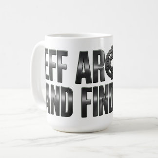 Eff Rondneuzen en erachter Komen – Gunmetal. Koffiemok