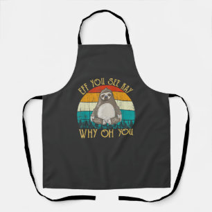 Eff You See Kay Why Oh You - Grappige Vintage Luia Schort