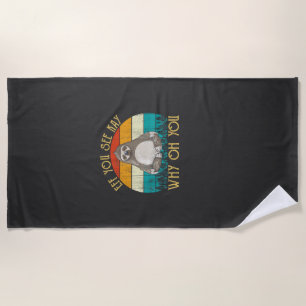 Eff You See Kay Why Oh You - Grappige Vintage Luia Strandlaken