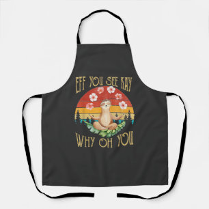 Eff You See Kay Why Oh You Luiaard T-Shirt Schort