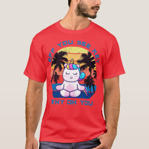 Eff You See Kay Why Oh You Unicorn Retro Vintage T-shirt