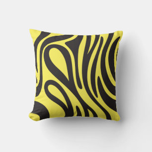 Effect Afrikaans zebra.natuur en minimalistisch Kussen