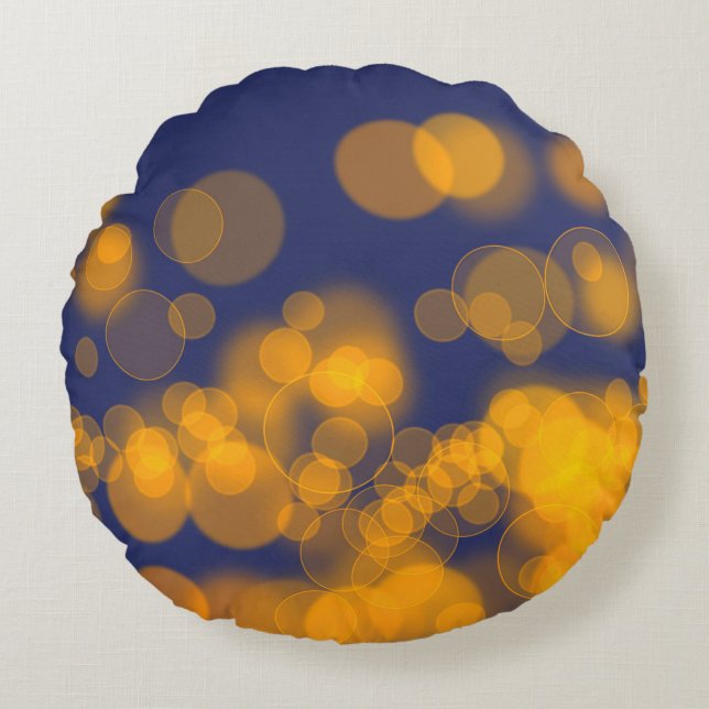 effect bokeh. rond kussen (Voorkant)