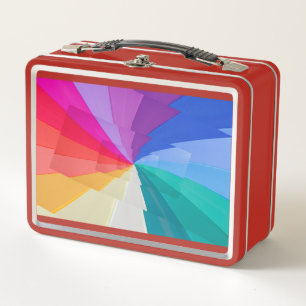 Effect droste op Metal Lunchbox