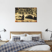 EFFECT GRUNGE op middeleeuws op canvasprint Canvas Afdruk (Insitu (Slaapkamer))