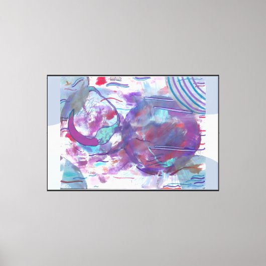 Effect op de Manen Canvas Afdruk (Voorkant)