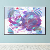 Effect op de Manen Canvas Afdruk (Insitu (Houten vloer))