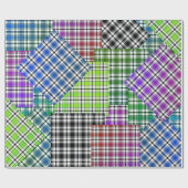 Effect Plaid Gift Wrap HAMbyWG Cadeaupapier (Vlak)