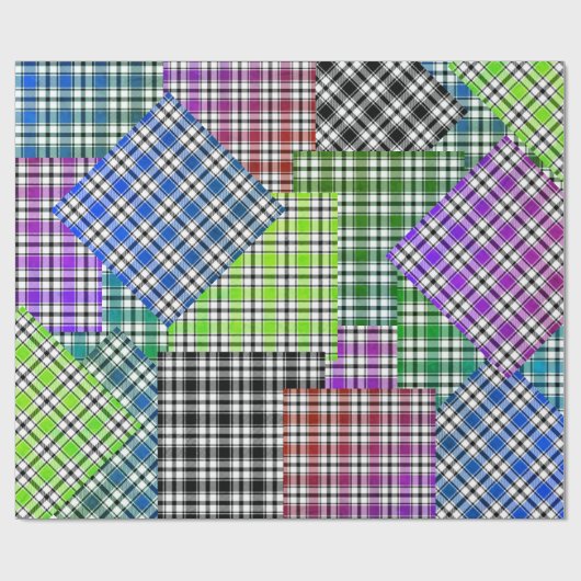  Effect Plaid Gift Wrap HAMbyWG Cadeaupapier (Vlak)