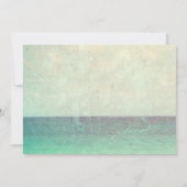  effect strand bruiloft kaart (Achterkant)