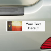 effect Texas Flag Grunge Bumpersticker (Op auto)