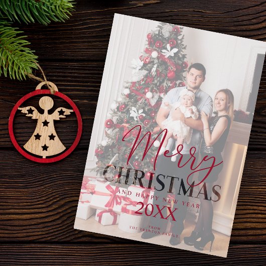 Effect van de transparantie van de kerstfoto's van