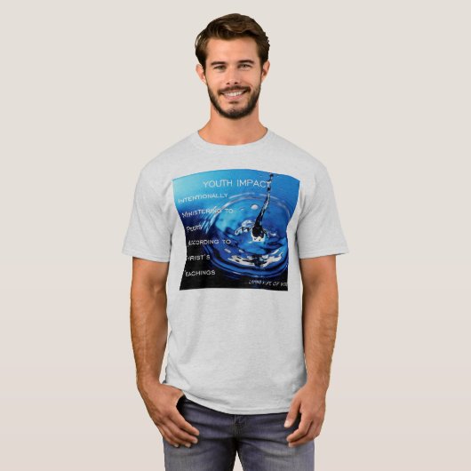 Effect van jongeren t-shirt (Voorkant volledig)