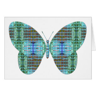 Effect van juwelig vlinderglas