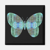 Effect van juwelig vlinderglas magneet (Voorkant)