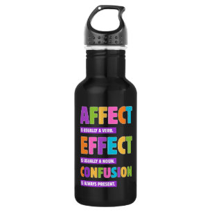 Effect vs Effect Grammatica – Grappig Woord Nerd G Waterfles