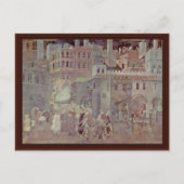 Effecten van goed bestuur in de stad" briefkaart (Voorkant)