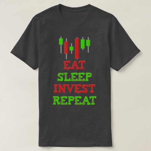effectenbeurs beurs beleggersdag Tr T-shirt (Design voorkant)