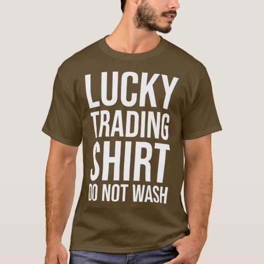 effectenbeurs Funny Gift - Lucky Trading Shirt do (Voorkant)