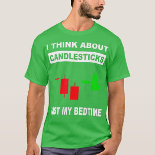 effectenbeurs Funny Stock Trading candlestick T-shirt