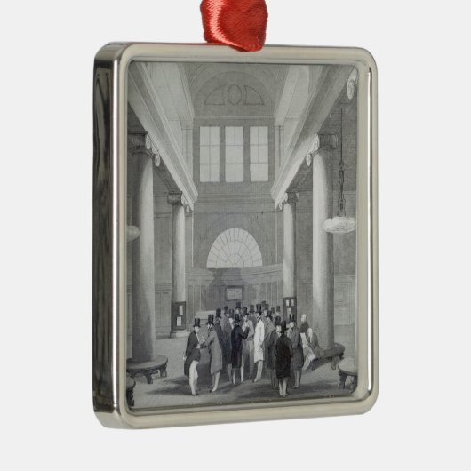 Effectenbeurs Metalen Ornament (Rechts)