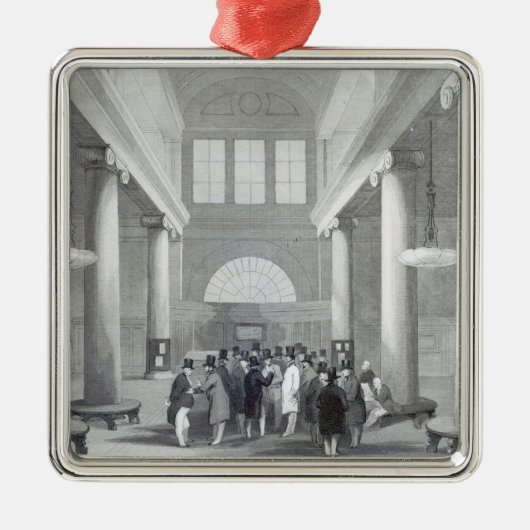 Effectenbeurs Metalen Ornament (Voorkant)