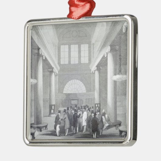 Effectenbeurs Metalen Ornament (Links)