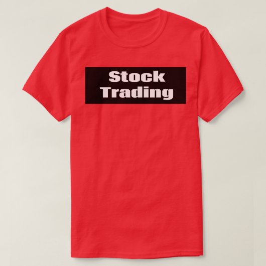 Effectenhandel 2 t-shirt (Design voorkant)