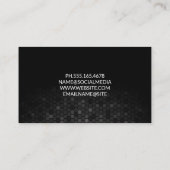 effectenmakelaars | Financiën | Grafiekdiagram Visitekaartje (Achterkant)