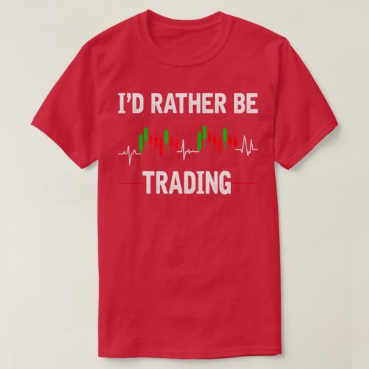 Effectenmarktmakelaarstransacties T-shirt (Design voorkant)