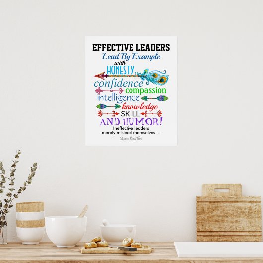 Effectief Poster van leder - Humor (Keuken)