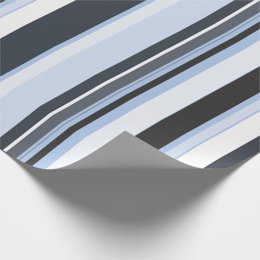 Effectieve hedendaagse diagonale strepen cadeaupapier (Hoek)