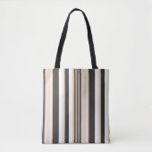 Effectieve hedendaagse verticale strepen tote bag (Voorkant)