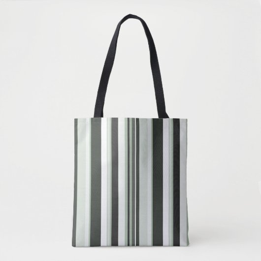 Effectieve hedendaagse verticale strepen tote bag (Voorkant)