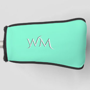 Effektief Aquamarijn met Monogram Golfheadcover