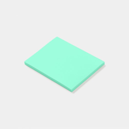 Effektief Aquamarijn Post-it® Notes (Schuin)