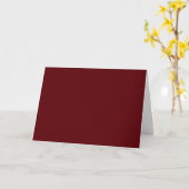 Effektief Maroon en Niets Dan Wit Kaart (Gele Bloem)