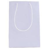 Effektvolle lavendelkleurige middelgrote cadeautas (Voorkant)