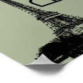 effeltower-parijs poster (Hoek)