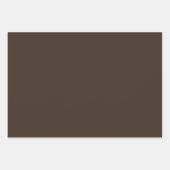 Effen amandelbever Bister Brown Shades 3 Tones Inpakpapier Vel (Voorkant 3)