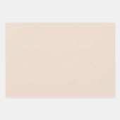 Effen amandelbever Bister Brown Shades 3 Tones Inpakpapier Vel (Voorkant)