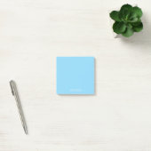 effen babyblauw gepersonaliseerd post-it® notes (Kantoor)