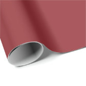 Effen baksteen rood kleur tint toon cadeaupapier (Rol Hoek)