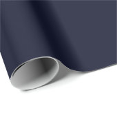 Effen blauwe zwarte kleur tint cadeaupapier (Rol Hoek)