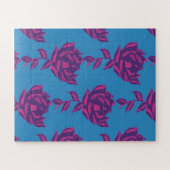effen bloem legpuzzel (Horizontaal)