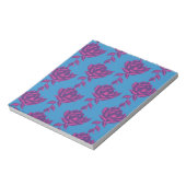 effen bloem notitieblok (Linkerzijde)